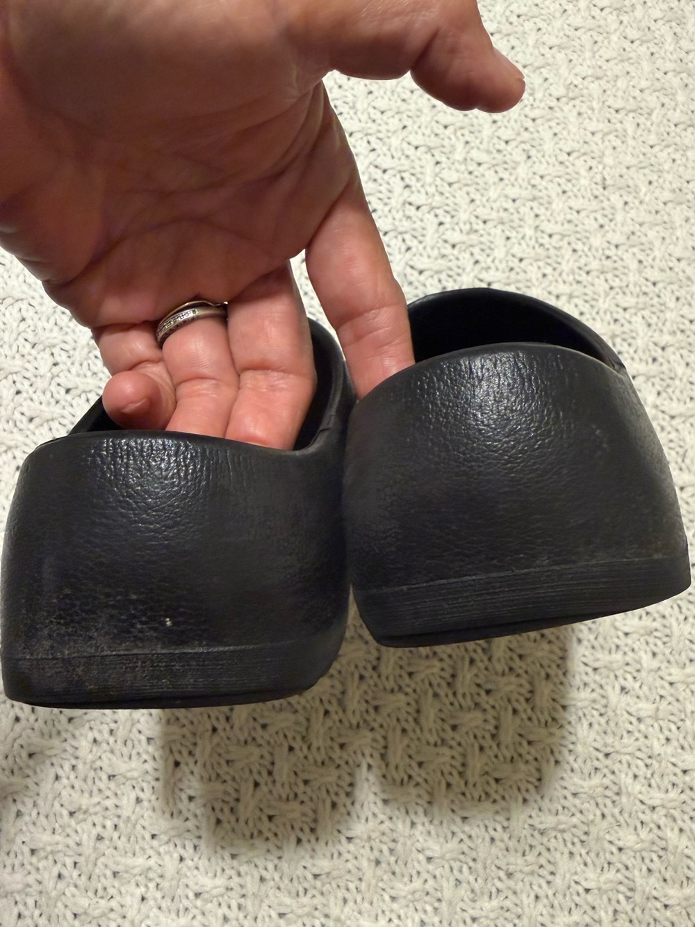 Birkenstock Womens 6 Men’s 4 Black Slip-On EVA Clogs - Picture 5 of 9